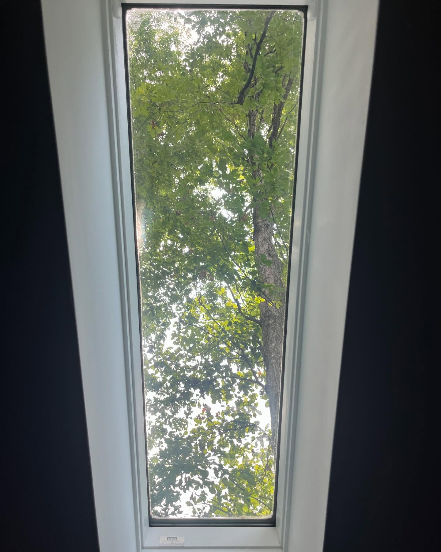 Crystal clear window after cleaning